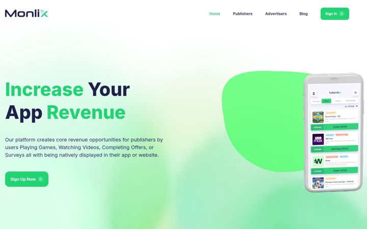 Screenshot of monlix.com