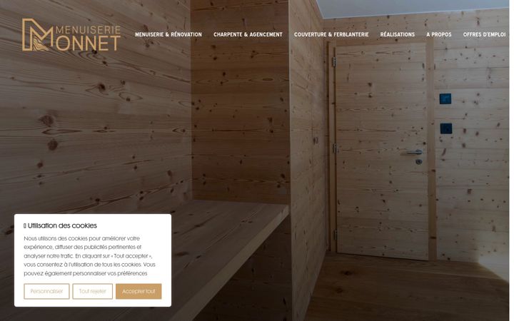 Screenshot of monnet-menuiserie.ch