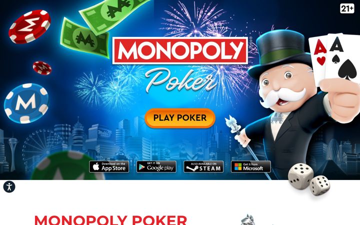 Screenshot of monopoly-poker.com