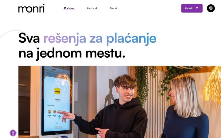 Screenshot of monri.rs