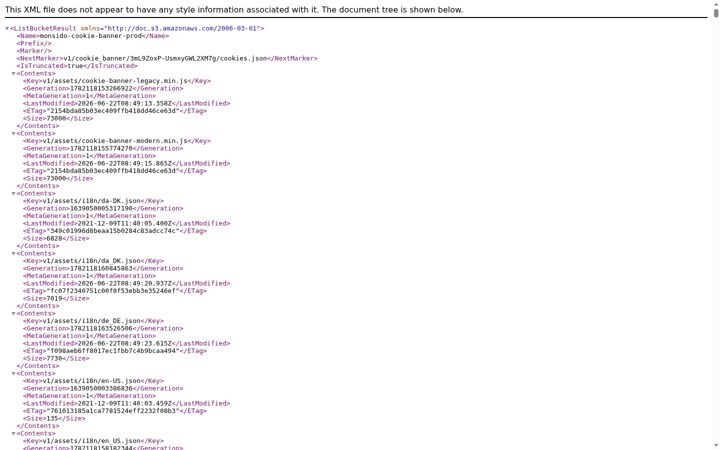 Screenshot of monsido-consent.com