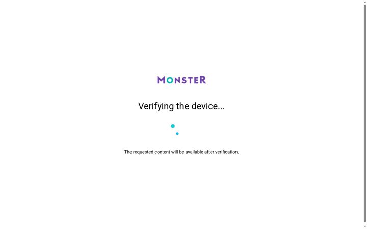 Screenshot van monster.com