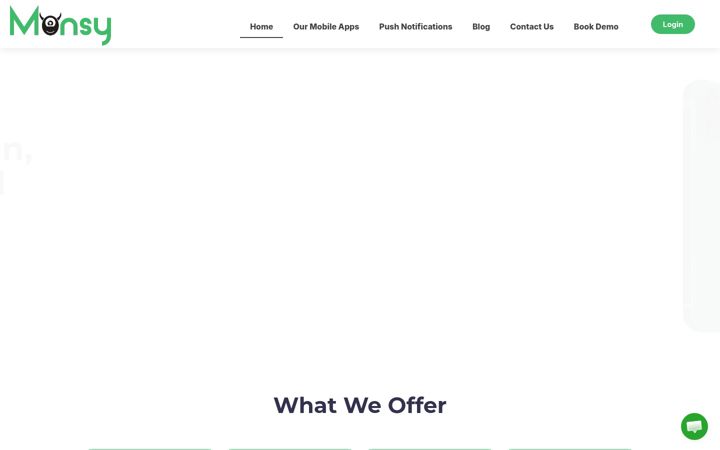 Screenshot of monsy.com