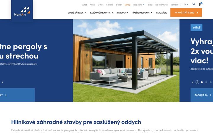 Screenshot of montalu.sk