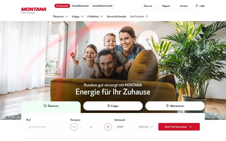 Screenshot of montana-energie.de