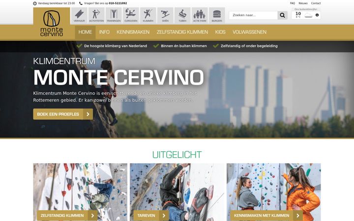 Screenshot ta' montecervino.nl