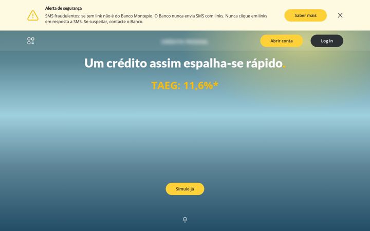 Screenshot of montepio.pt