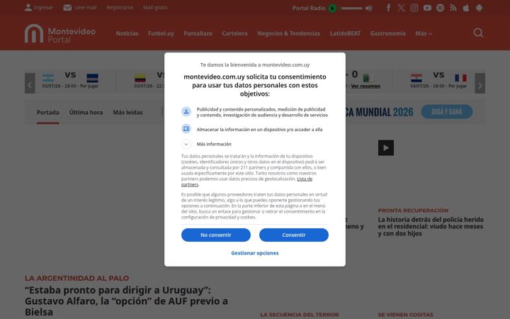 Screenshot of montevideo.com.uy