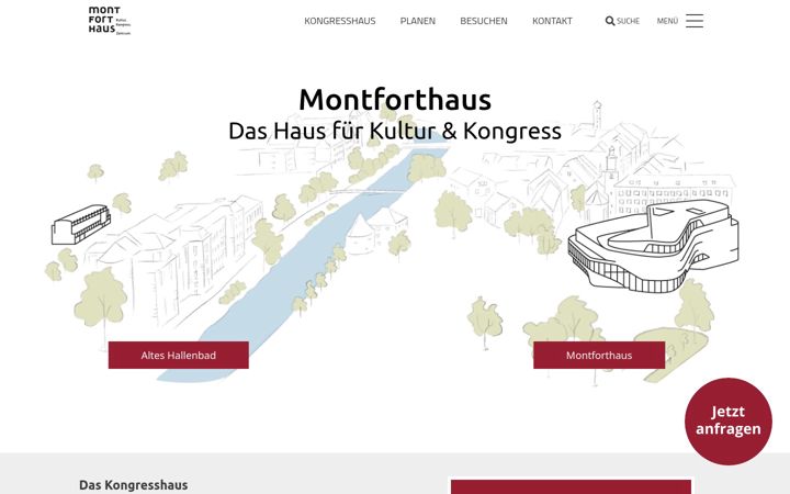 Skærmbillede af montforthausfeldkirch.com
