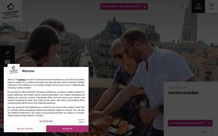 Screenshot of montpellier-tourisme.fr
