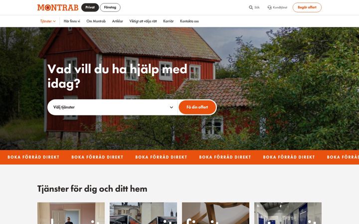 Screenshot of montrab.se