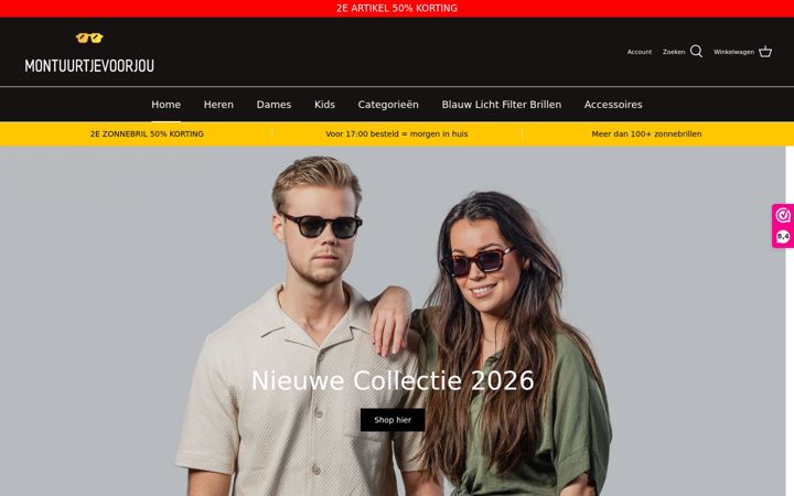 Screenshot ta' montuurtjevoorjou.nl