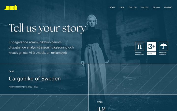 Screenshot of moob.se