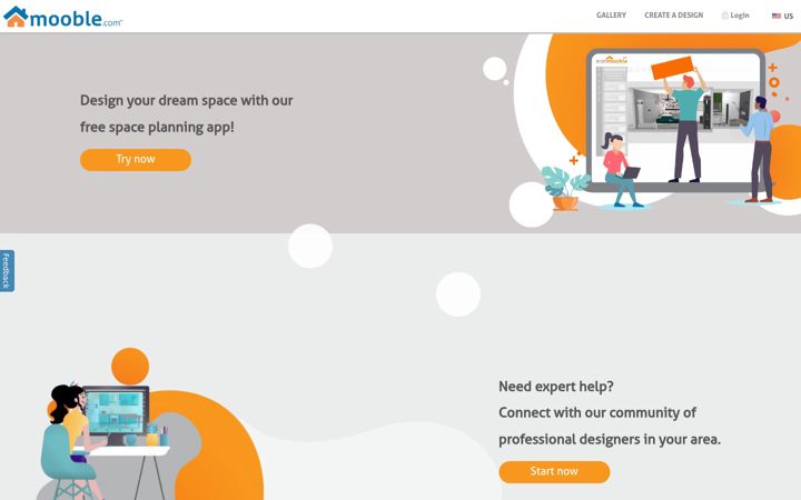 Screenshot of mooble.com