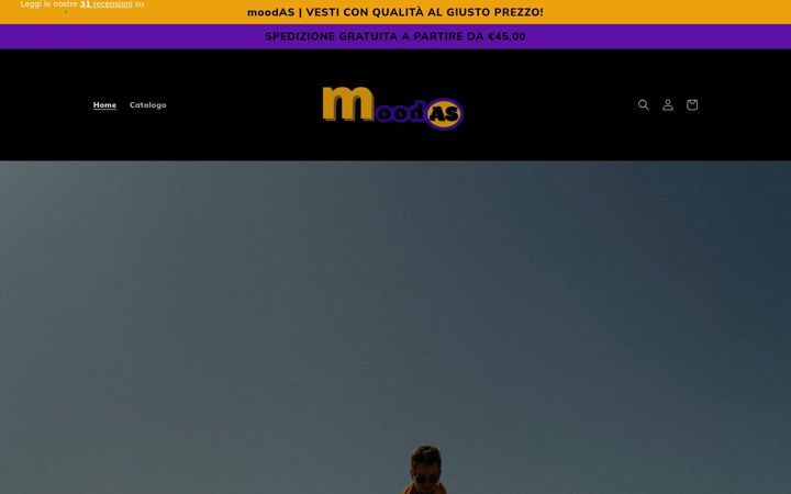 Екранна снимка на moodas.shop