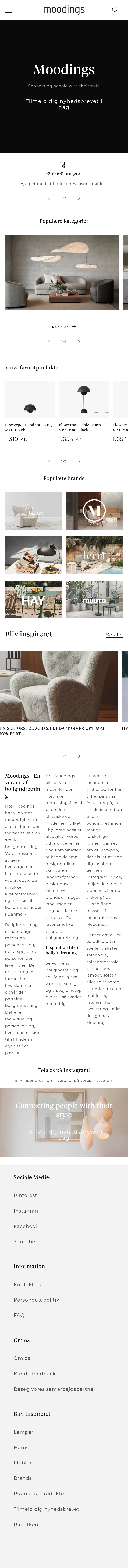 Mobile screenshot of moodings.com