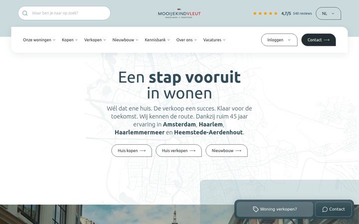 Screenshot di mooijekindvleut.nl
