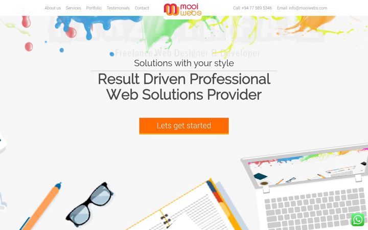Screenshot of mooiwebs.com