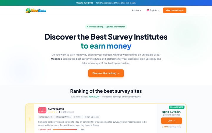 Screenshot of moolineo.com