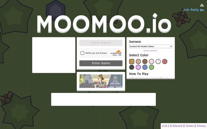 Skjermbilde av moomoo.io