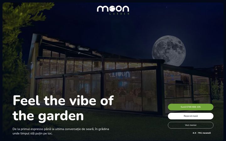 Screenshot of moongarden.ro
