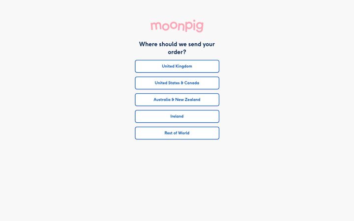 Screenshot ta' moonpig.com