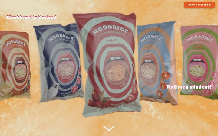Snimka zaslona za moonrice.hu