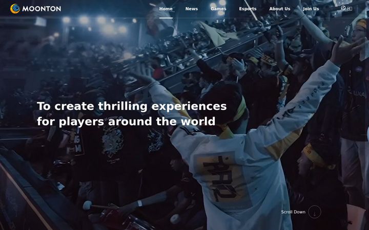 Screenshot of moonton.com