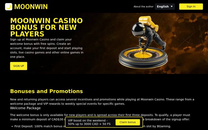 Screenshot of moonwin-bonus.com