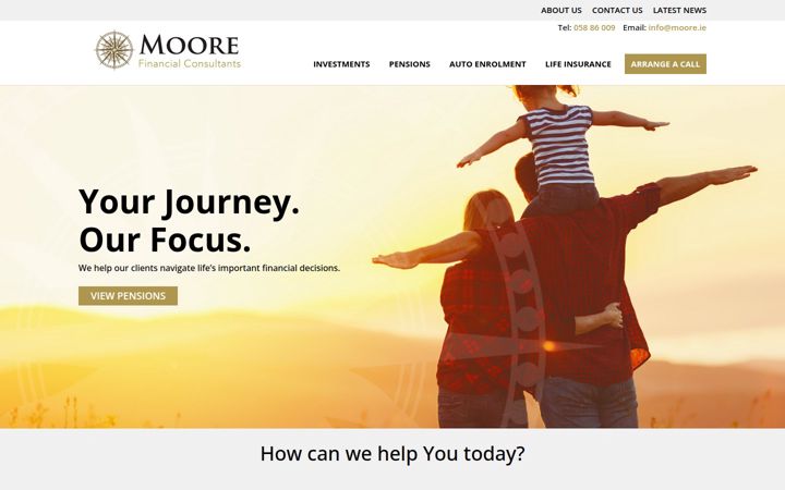 Screenshot of moore.ie