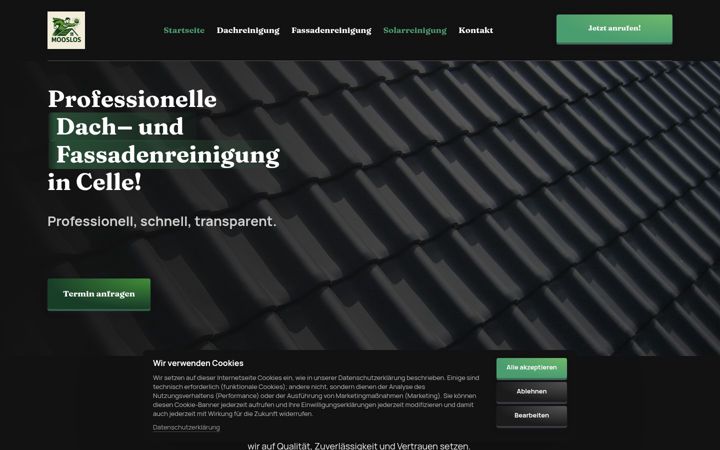 Screenshot of moos-los.de
