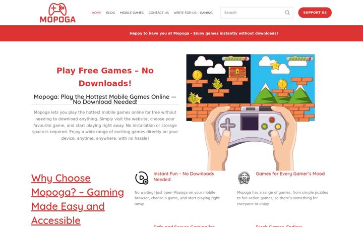 Screenshot of mopogaa.com
