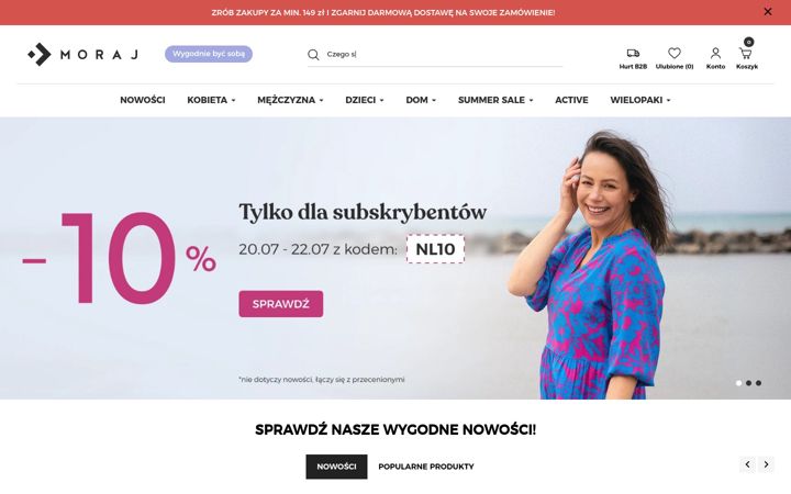 Screenshot of moraj.pl