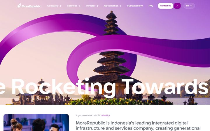 Screenshot von morarepublic.co.id
