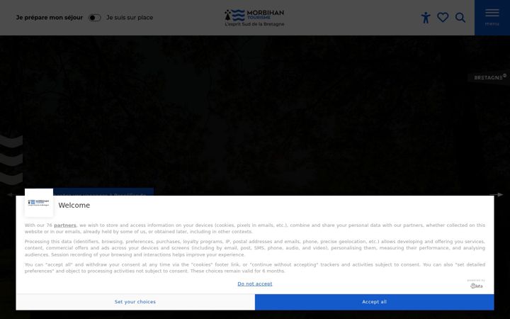 Screenshot of morbihan.com