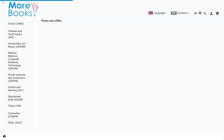 Screenshot of morebooks.shop