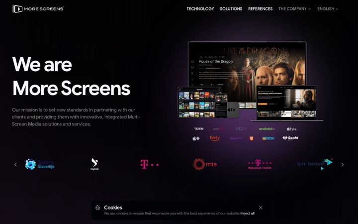 Screenshot of morescreens.com