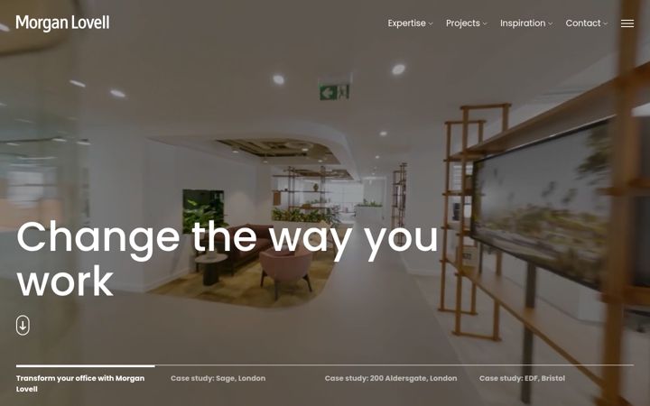 Screenshot of morganlovell.co.uk