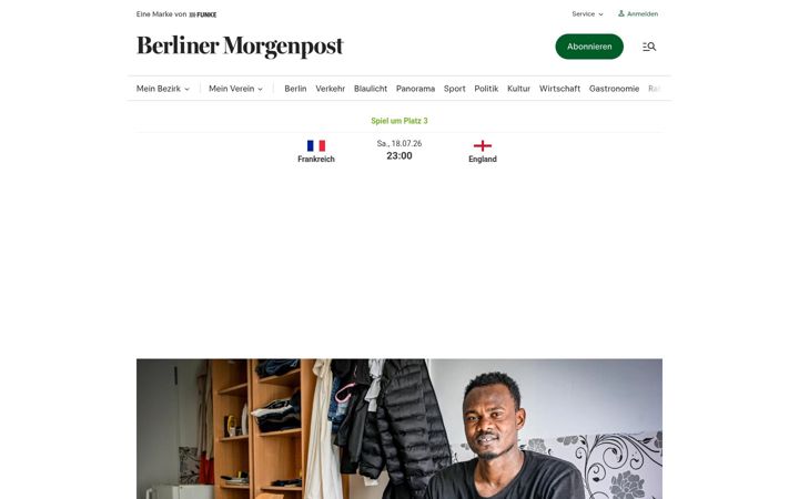 Screenshot di morgenpost.de