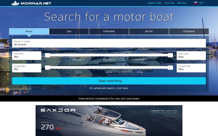 Screenshot of mornar.net