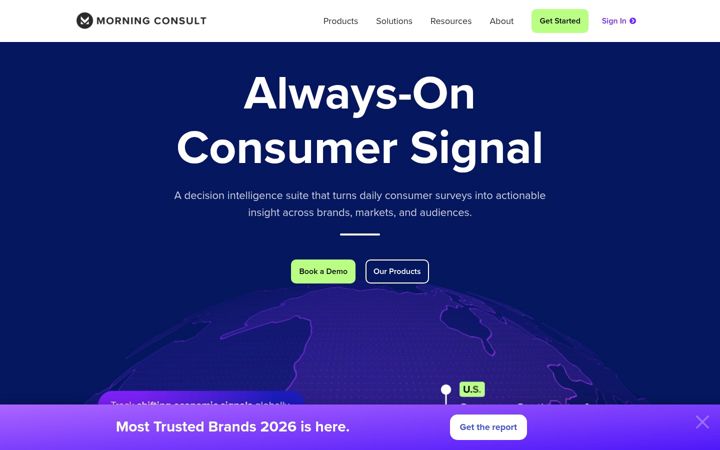 Screenshot of morningconsult.com