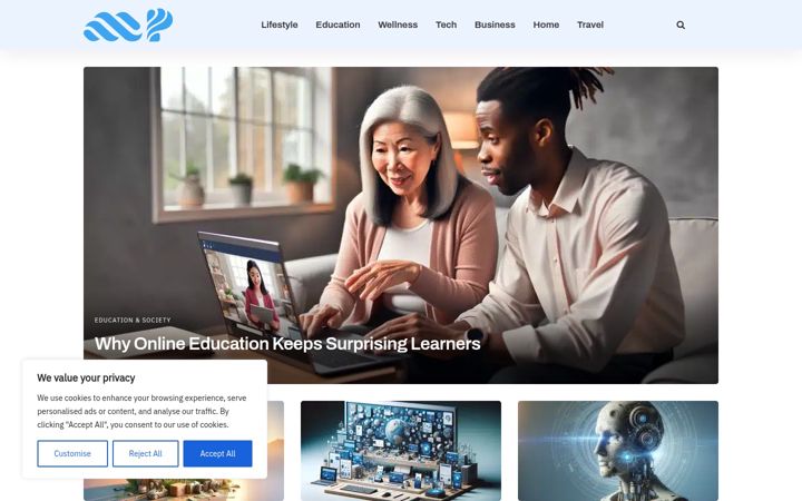 Screenshot of morningpools.com