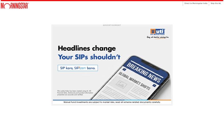 Screenshot of morningstar.in