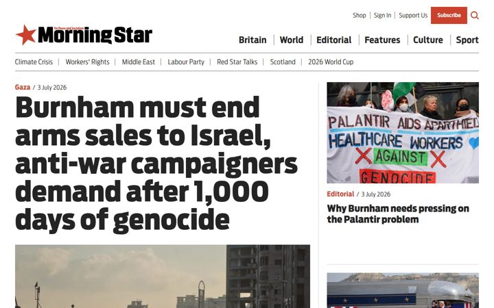 morningstaronline.co.uk