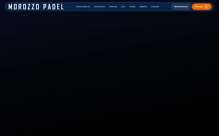 Screenshot of morozzopadel.it