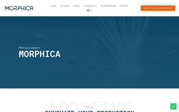Screenshot of morphica.eu