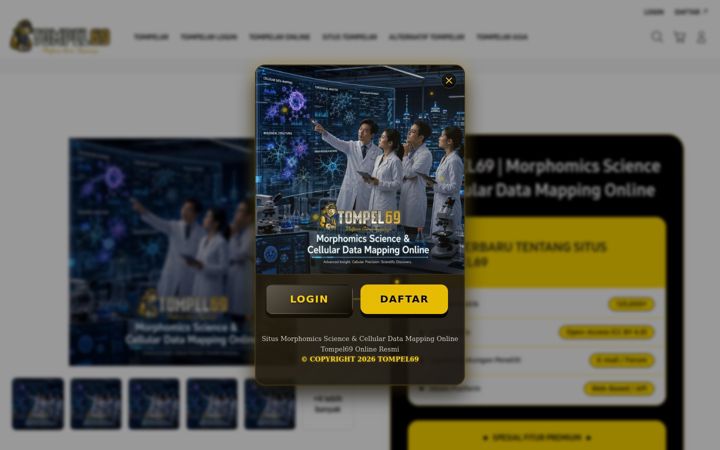 Screenshot of morphomics.science
