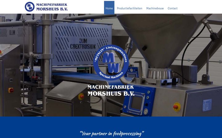 Screenshot of morshuisbv.nl