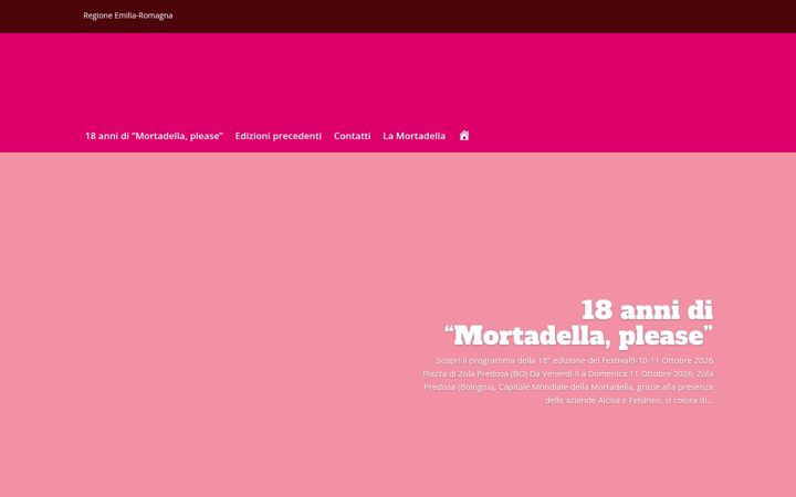 Capture d'écran de mortadellaplease.eu