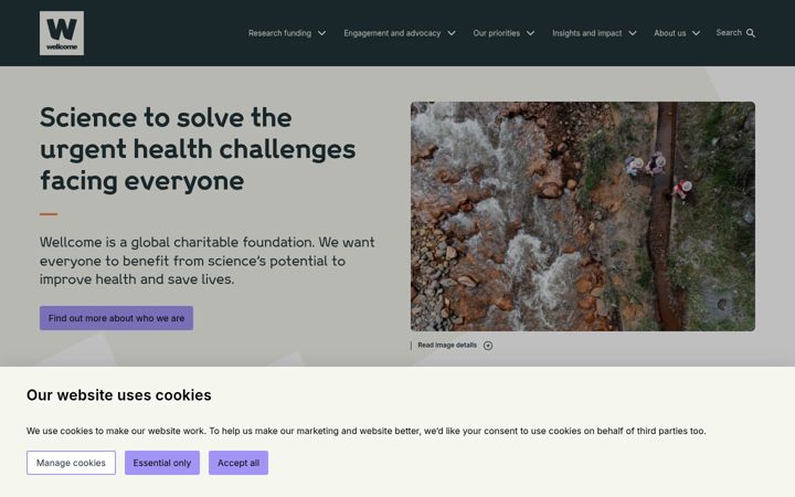 Screenshot of mosaicscience.com